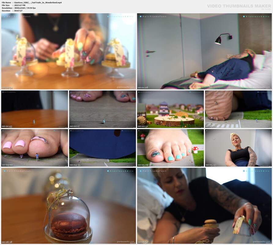Giantess EditZ - FairTrade In Wonderland