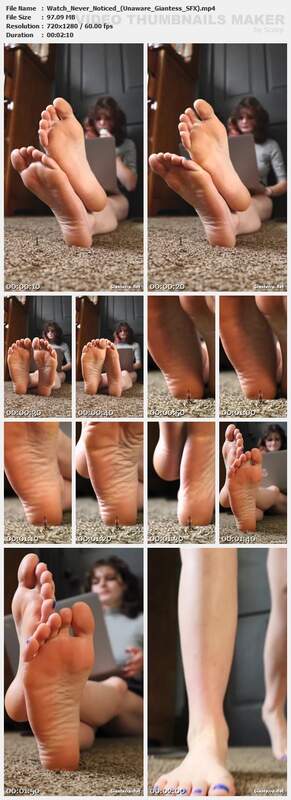 Watch Never Noticed Unaware Giantess SFX