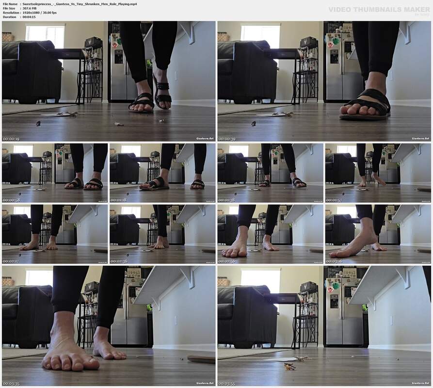 Sweetsoleprincess - Giantess Vs Tiny Shrunken Men Role Playing
