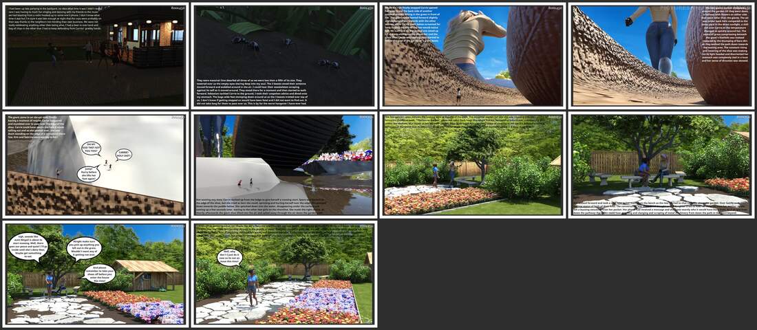 Scarlett-GTS - In the Garden: After Party - 3D Adult Comic