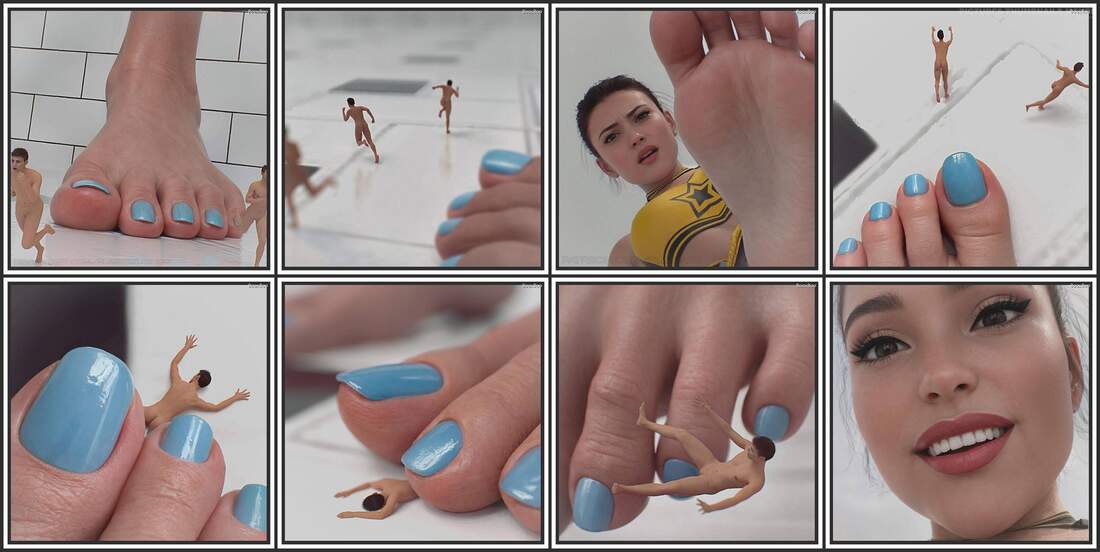 Flagg3D - Cheerleader Feet - 3D Adult Comic