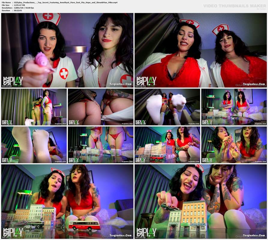 SIZEplay Productions - Top Secret Featuring Amethyst Mars feat Mia Hope and ShrunkMan Mike
