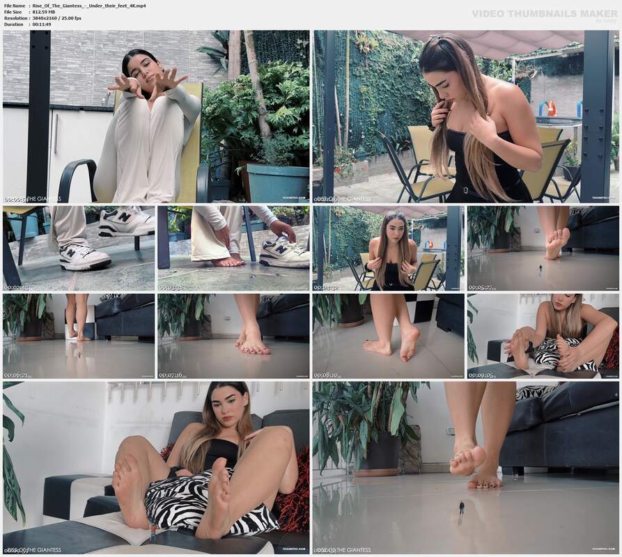 Rise Of The Giantess - Under their feet 4K