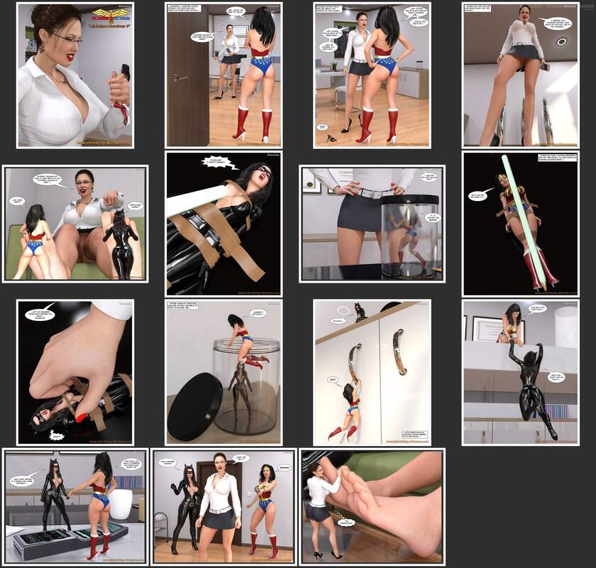 llayhu - Mіnimized Hеroines 4 - 3D Adult Comic