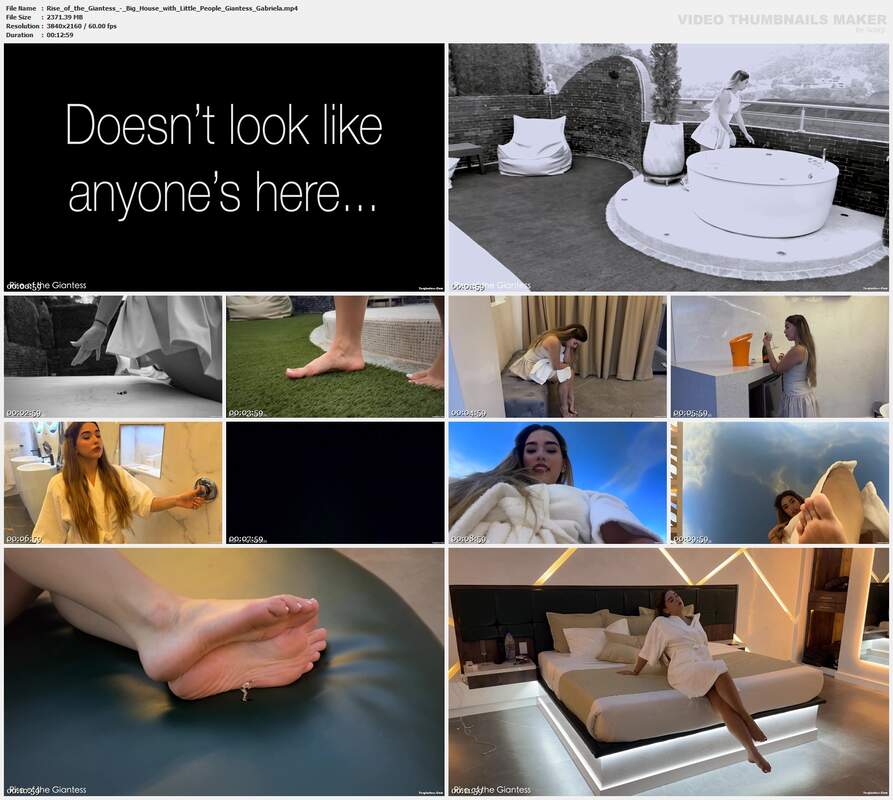 Rise of the Giantess - Big House with Little People Giantess Gabriela