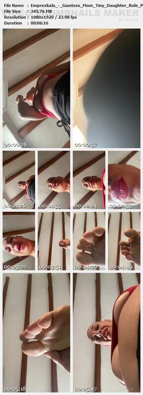 Emprexkala - Giantess Mom Tiny Daughter Role Play