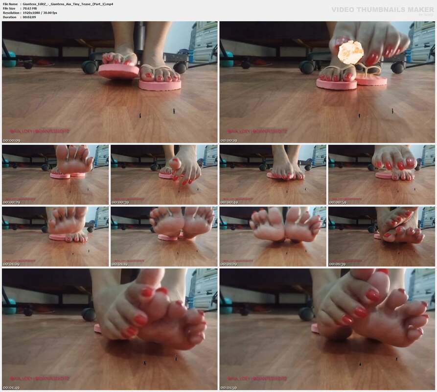 Giantess EditZ - Giantess Aia Tiny Tease Part 1