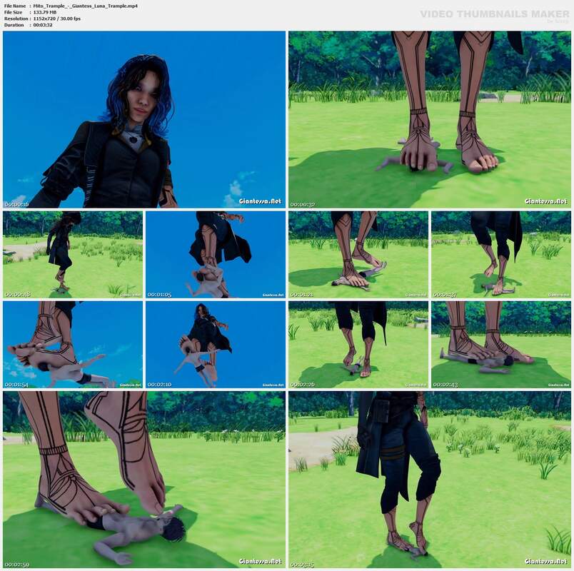 Mito Trample - Giantess Luna Trample
