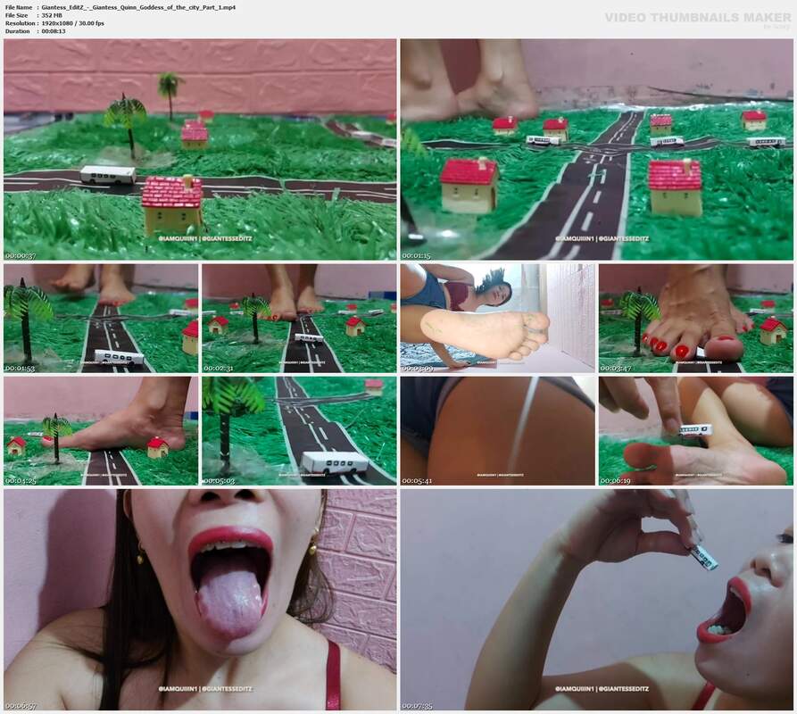 Giantess EditZ - Giantess Quinn Goddess of the city Part 1