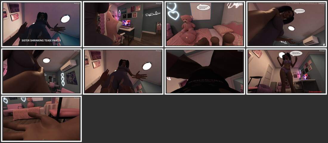 PROGIantessLabs - Sister Shrinking Tease Part 3 - 3D Adult Comic