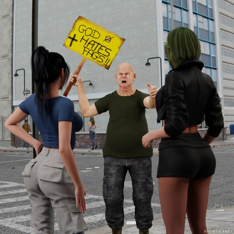 FourthFret - God hates bigots FourthFret - God hates bigots