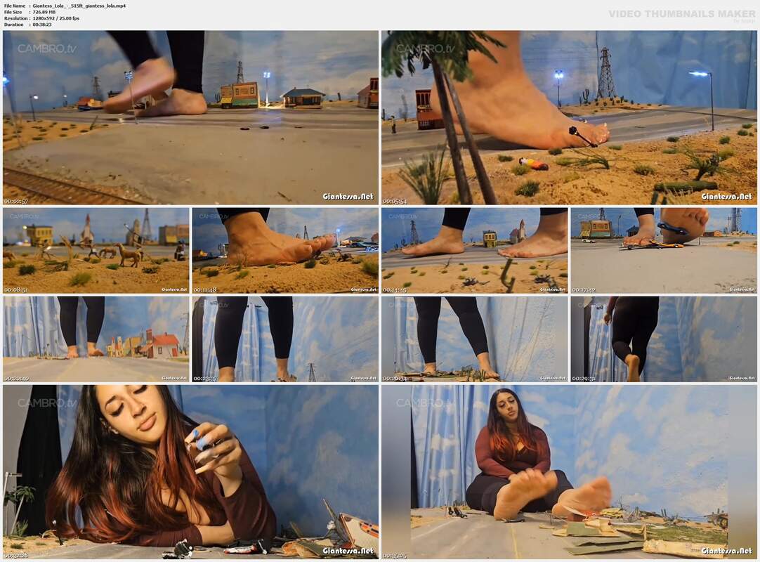 Giantess Lola - 515ft giantess lola