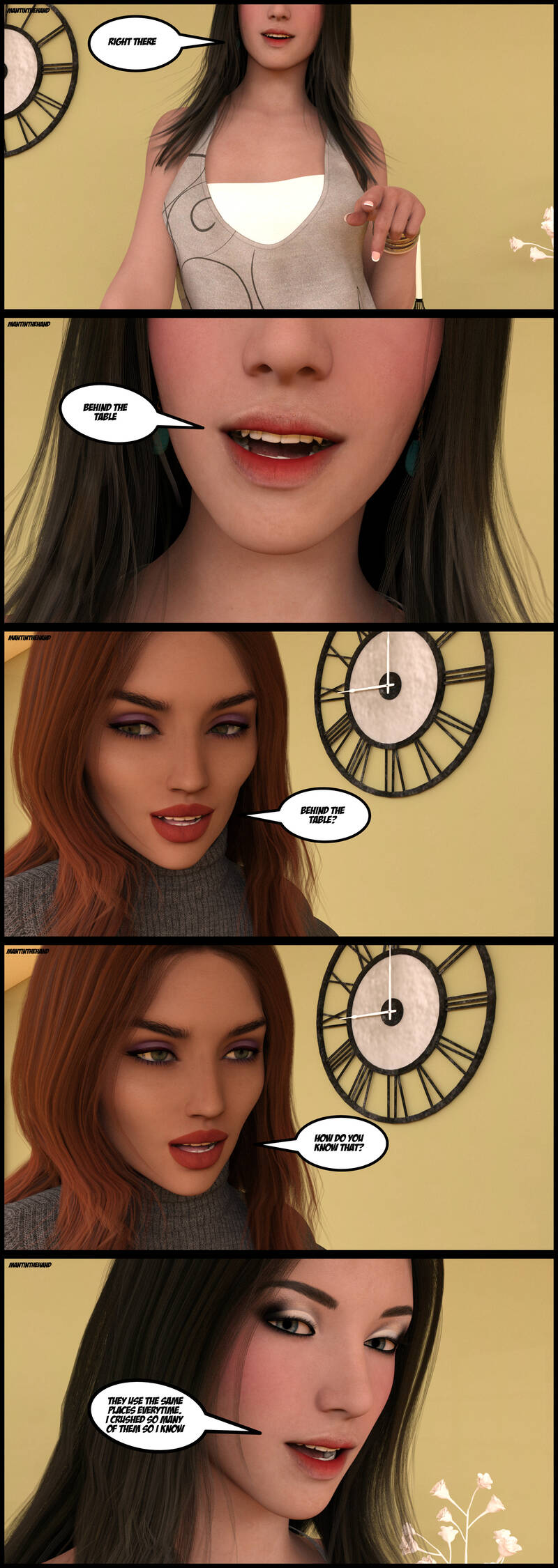 Angie And Lena by MantInTheHand Angie And Lena by MantInTheHand