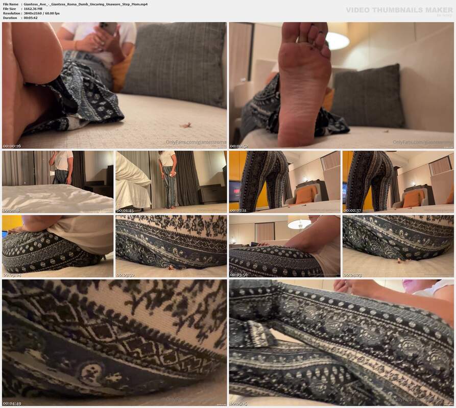 Giantess Ave - Giantess Roma Dumb Uncaring Unaware Step Mom