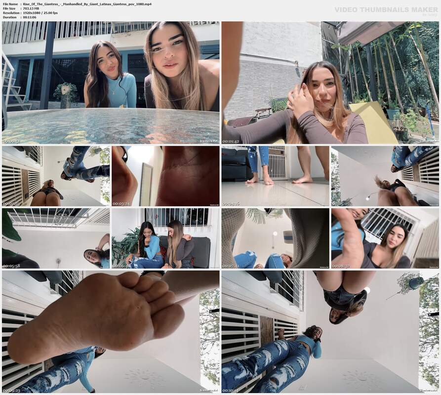 Rise Of The Giantess - Manhandled By Giant Latinas Giantess pov 1080