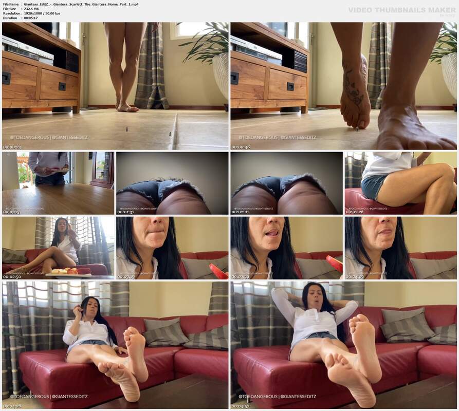 Giantess EditZ - Giantess Scarlett The Giantess Home Part 1