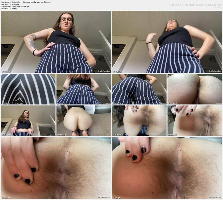 Divinebabe - Giantess smelly ass worship