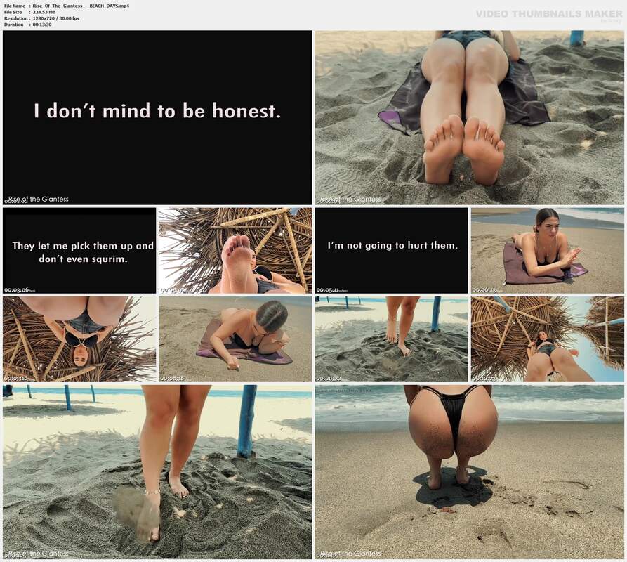 Rise Of The Giantess - BEACH DAYS