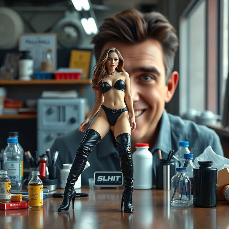 Bobvan - Doll Sized Woman AI - AI-Generated Adult Art Bobvan - Doll Sized Woman AI - AI-Generated Adult Art