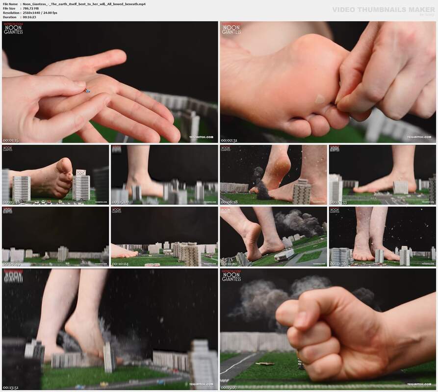 Noon Giantess - The earth itself bent to her will, All bowed beneath