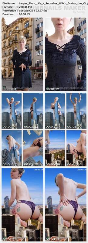 Larger Than Life - Succubus Witch Drains the City starring Alice Faye