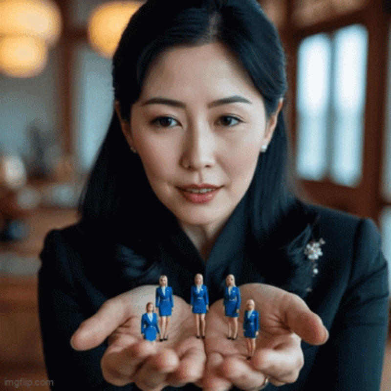 Greyhorse - Korean giantess - Animated - AI-Generated Adult Art Greyhorse - Korean giantess - Animated - AI-Generated Adult Art