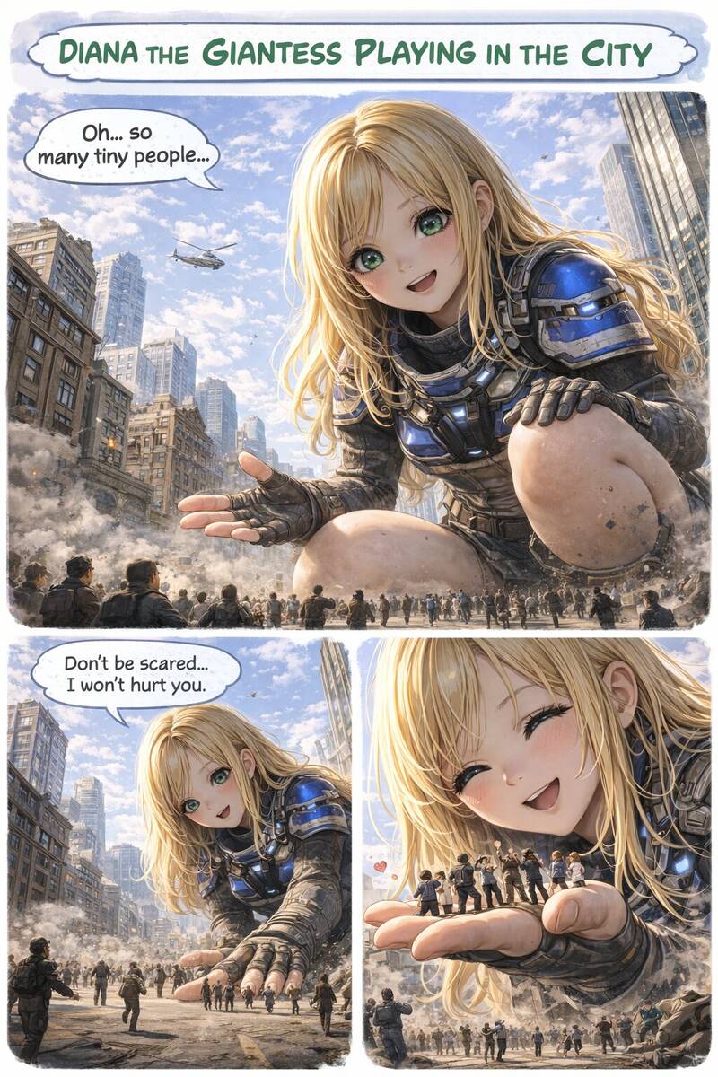 Dragernen – Giantess 16 – AI-Generated Adult Art