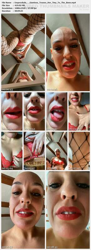Emprexkala - Giantess Teases Her Tiny To The Bone