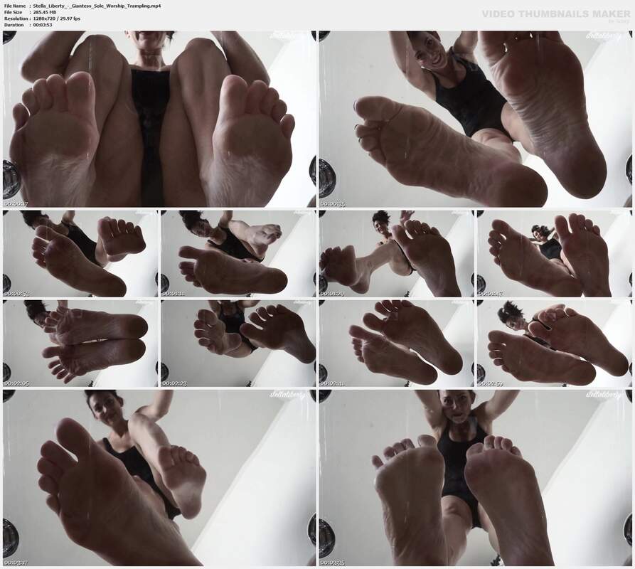 Stella Liberty - Giantess Sole Worship Trampling
