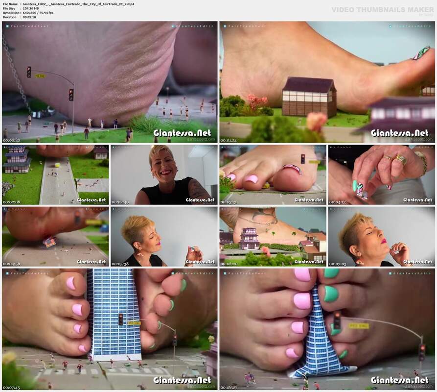 Giantess EditZ - Giantess Fairtrade The City Of FairTrade Pt 7