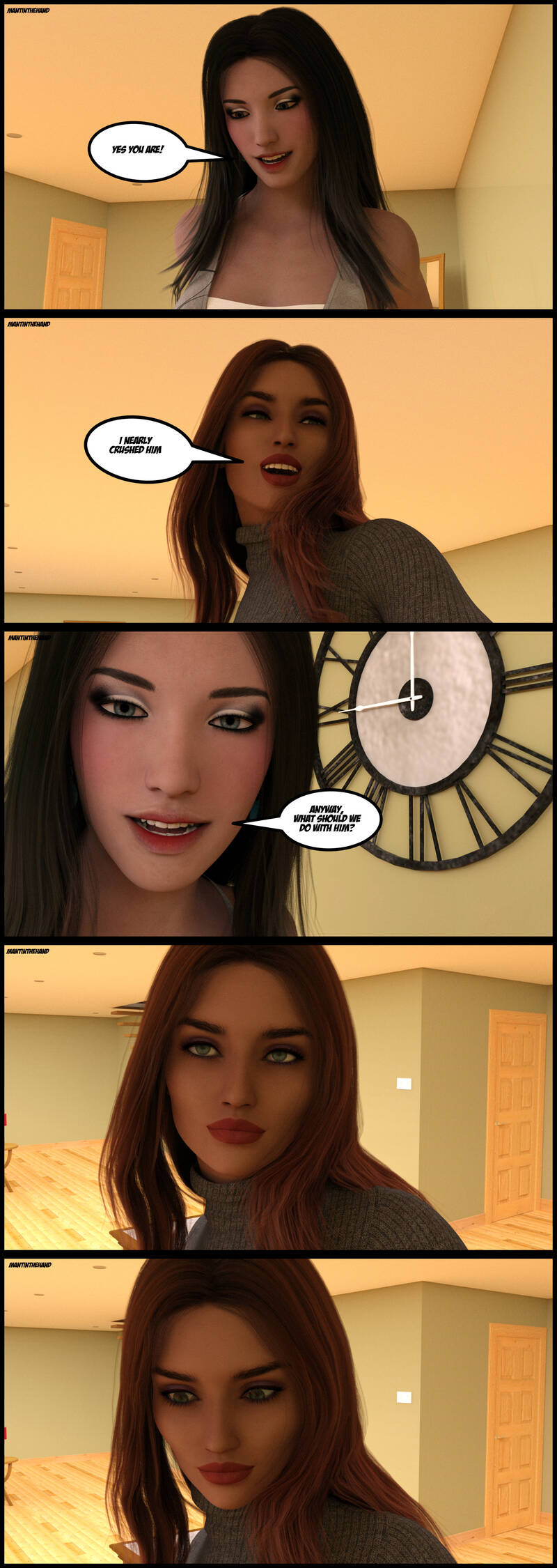 Angie And Lena by MantInTheHand Angie And Lena by MantInTheHand