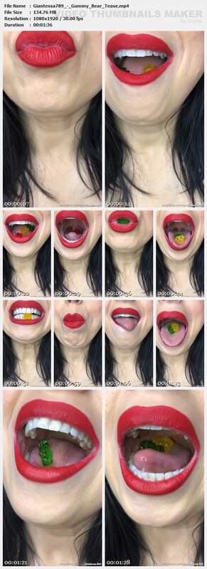 Giantessa789 - Gummy Bear Tease