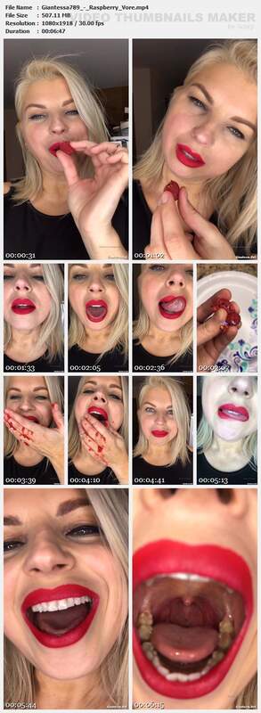 Giantessa789 - Raspberry Vore