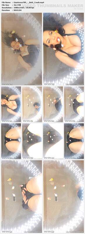 Giantessa789 - Butt Crush