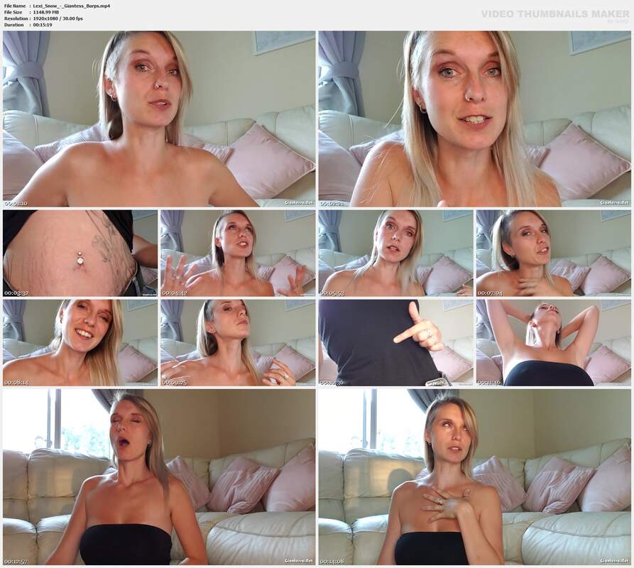 Lexi Snow - Giantess Burps