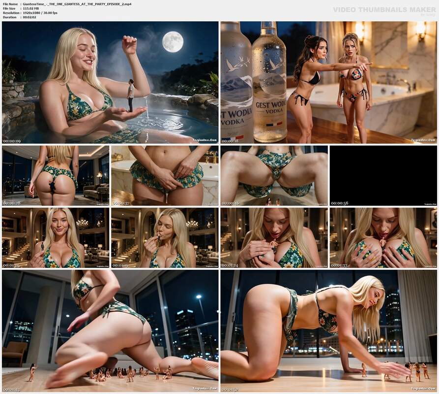 GiantessTime - THE ONE GIANTESS AT THE PARTY EPISODE 2