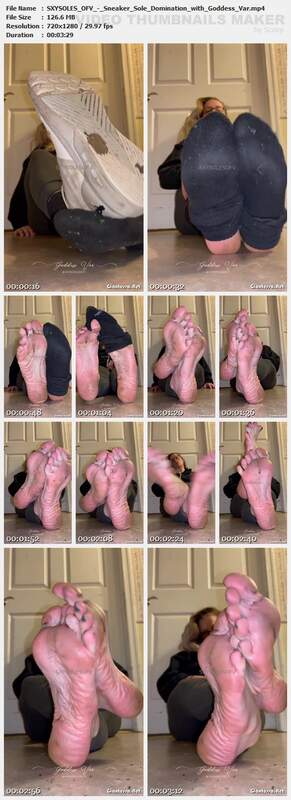 SXYSOLES OFV - Sneaker Sole Domination with Goddess Var