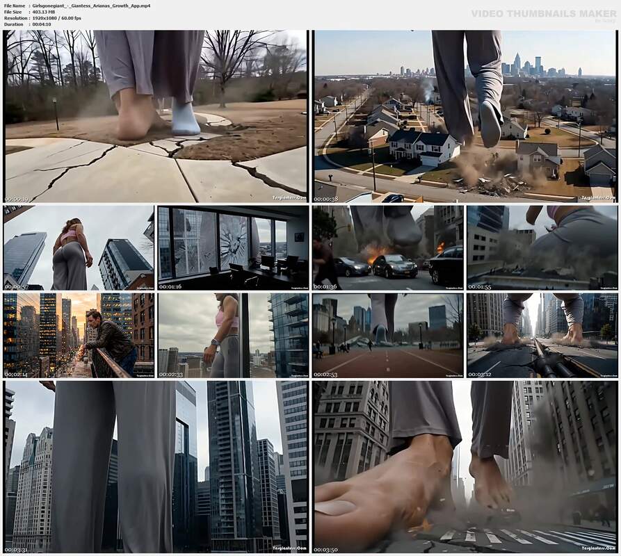 Girlsgonegiant - Giantess Arianas Growth App
