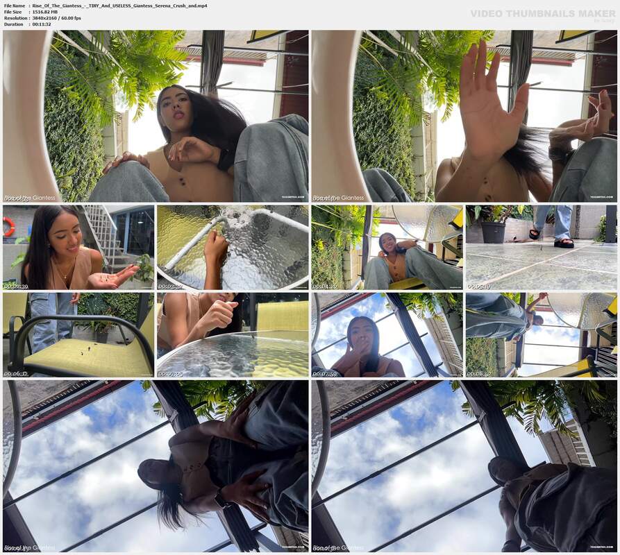 Rise Of The Giantess - TINY And USELESS Giantess Serena Crush and
