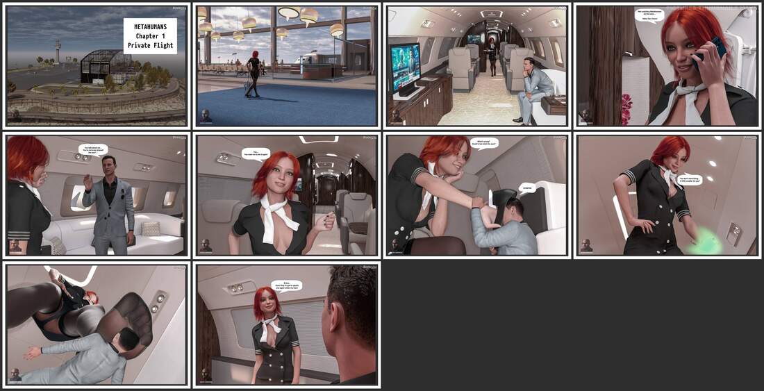 Mr - . Armon - Metahuman - Private Flight - 3D Adult Comic