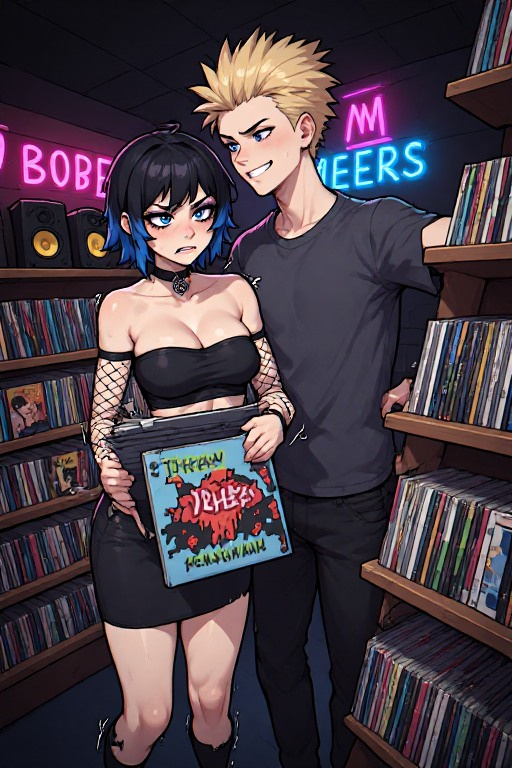 FantasyTFs – Punk Rock – AI-Generated Adult Art FantasyTFs – Punk Rock – AI-Generated Adult Art