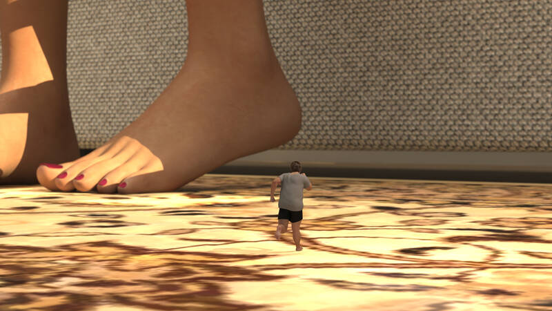 Nickisking1 – Shrinking to spy on my sister’s friend’s feet