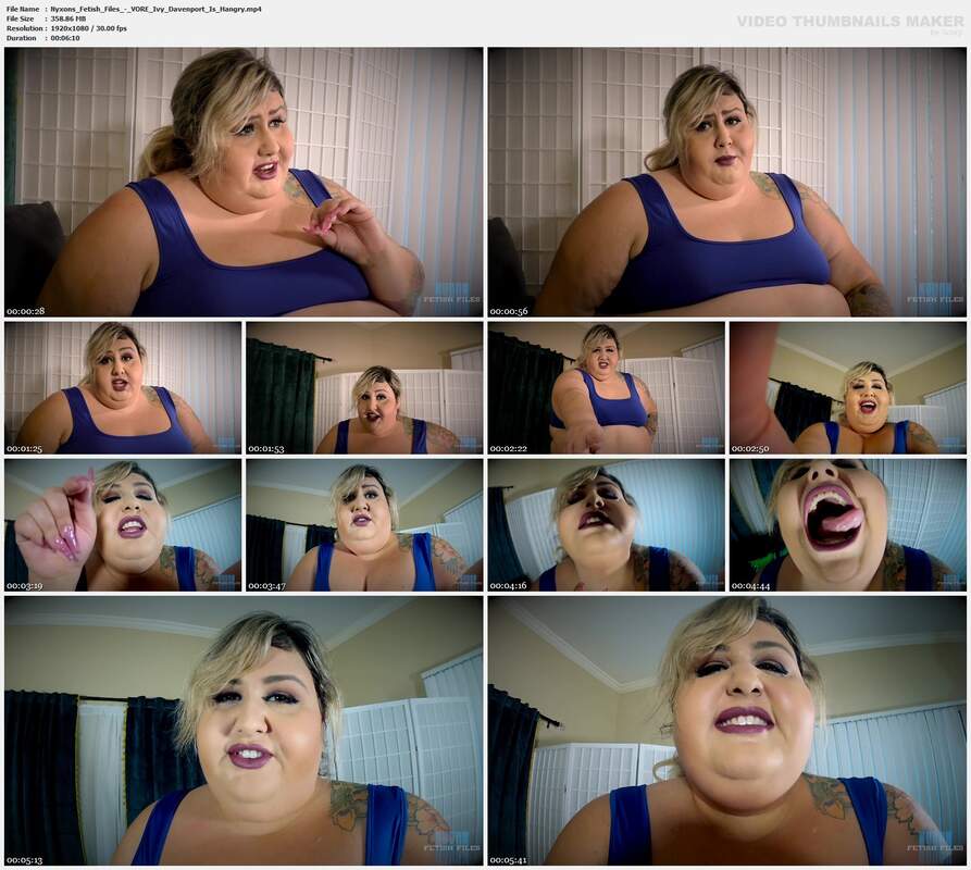 Nyxons Fetish Files - VORE Ivy Davenport Is Hangry