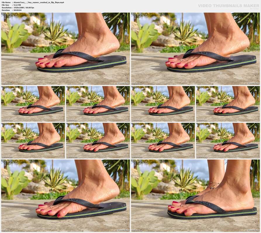 AtomicToez - Tiny runner crushed in flip flops