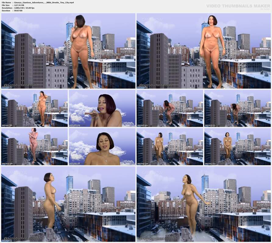 Ginarys Giantess Adventures - Nikki Brooks Tiny City
