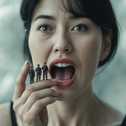 Greyhorse - Korean giantess - Animated - AI-Generated Adult Art Greyhorse - Korean giantess - Animated - AI-Generated Adult Art