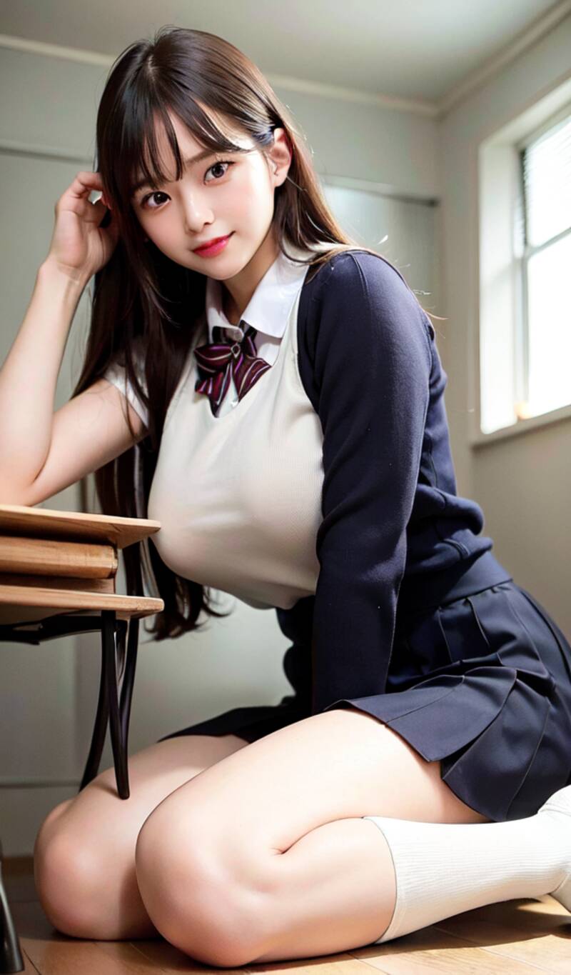 Yasu-tsuyokute - m tall school girl 