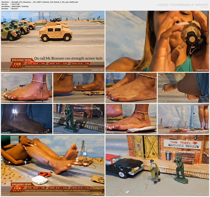 Strength GTS Dioramas - The 484FT Giantess S10 Round 2 The Epic Battle