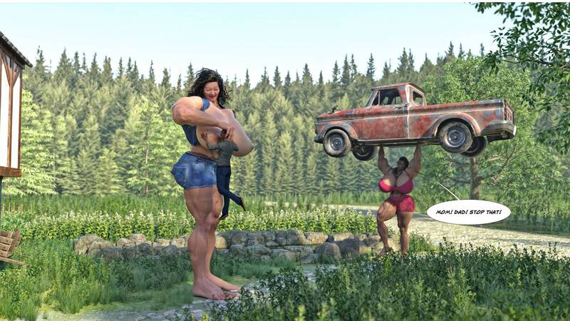GiantPoser – The Giantess Family Workout