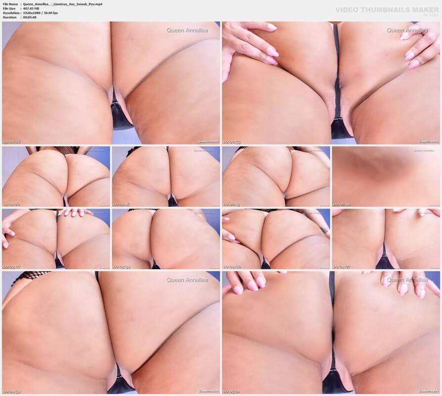 Queen Annellea - Giantess Ass Smash Pov